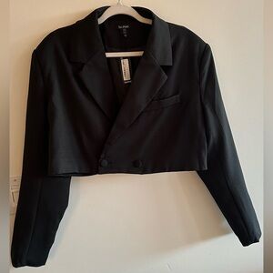 Collar Crop Blazer